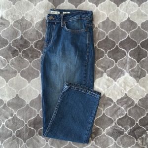Calvin Klein Relaxed Capri Blue Jeans Denim